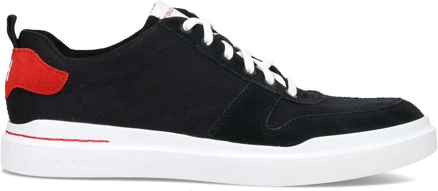 imageCole Haan Mens Grandpro Rally Canvas Court SneakersBlack CanvasSuede