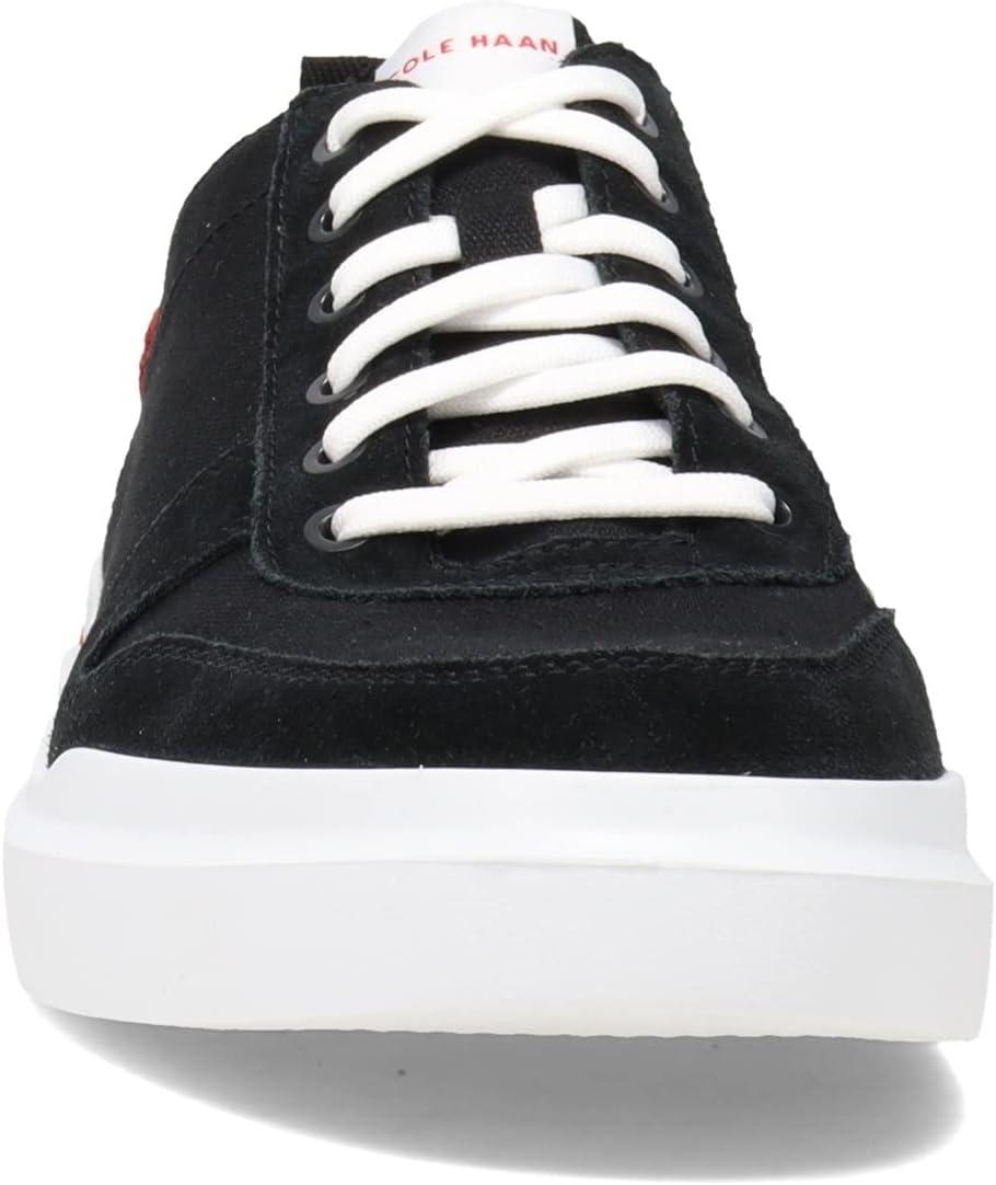 imageCole Haan Mens Grandpro Rally Canvas Court SneakersBlack CanvasSuede