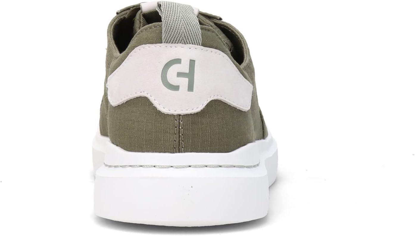 imageCole Haan Mens Grandpro Rally Canvas Court SneakersDusty OliveWhite
