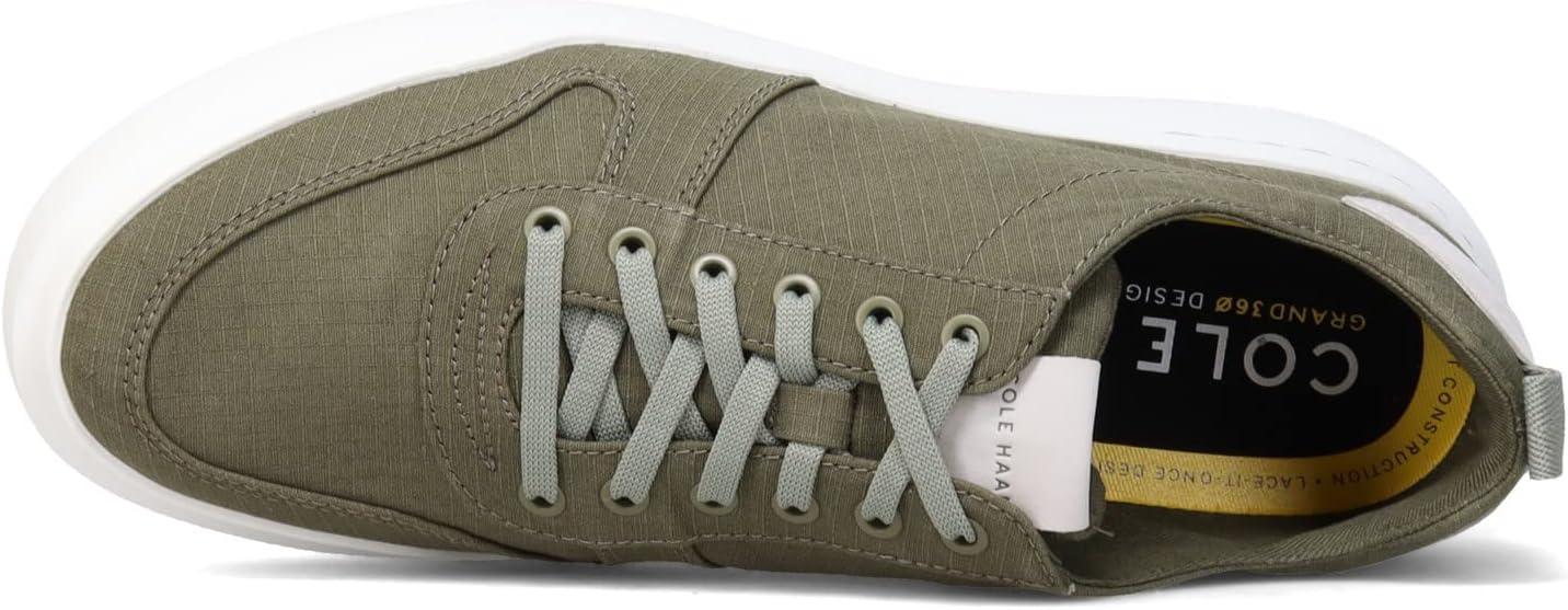 imageCole Haan Mens Grandpro Rally Canvas Court SneakersDusty OliveWhite