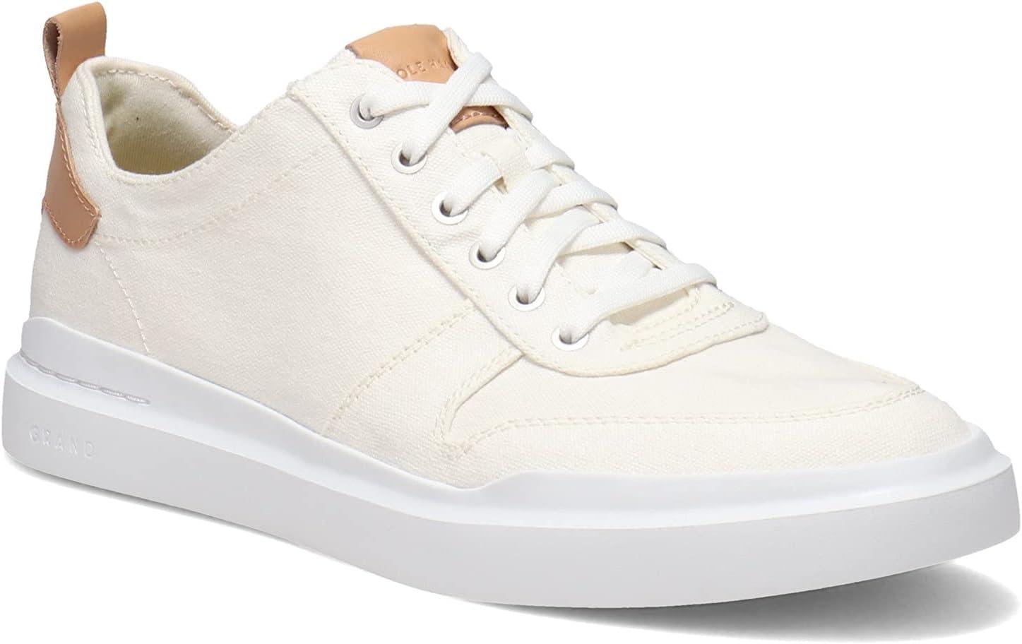 imageCole Haan Mens Grandpro Rally Canvas Court SneakersIvoryNatural