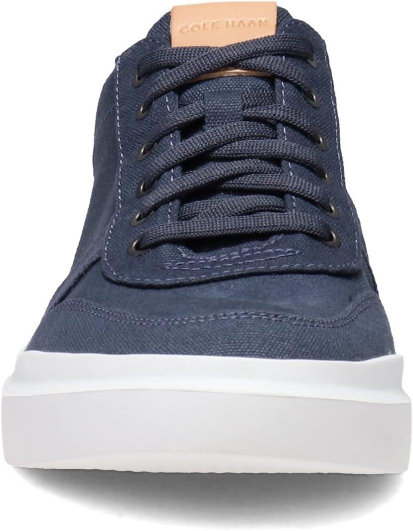 imageCole Haan Mens Grandpro Rally Canvas Court SneakersVintage Indigo CanvasNatural