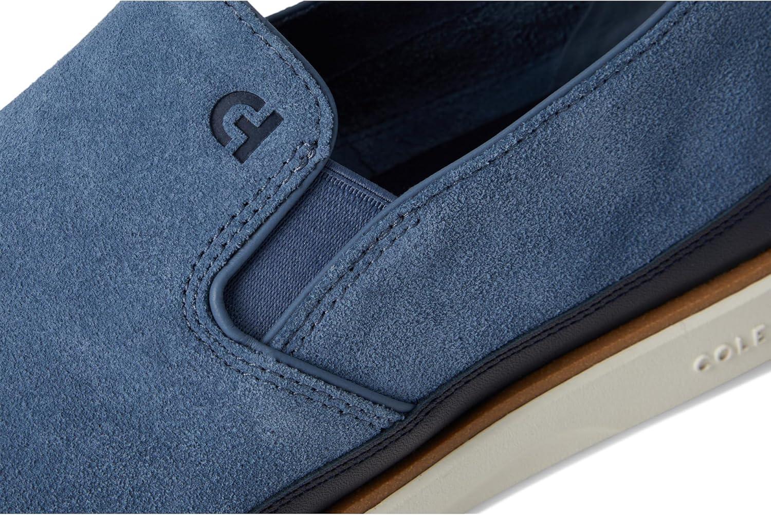 imageCole Haan Mens Grandpro Strawspoint Twin Gore China BlueNavy BlazerIvory 105M US