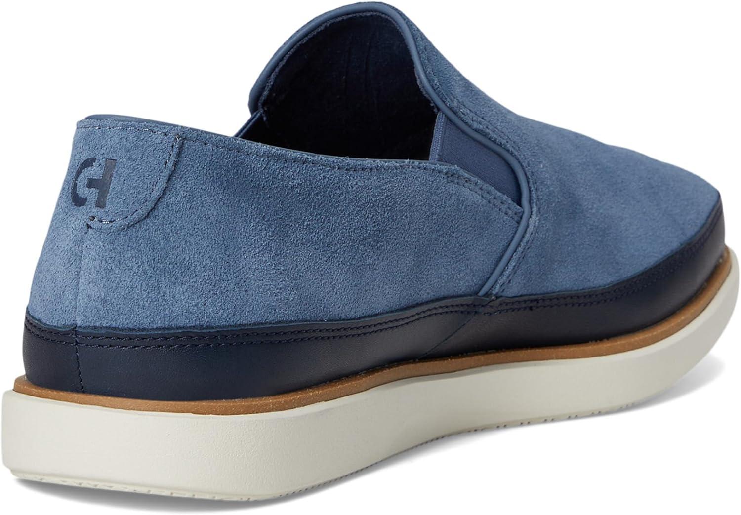 imageCole Haan Mens Grandpro Strawspoint Twin Gore China BlueNavy BlazerIvory 105M US