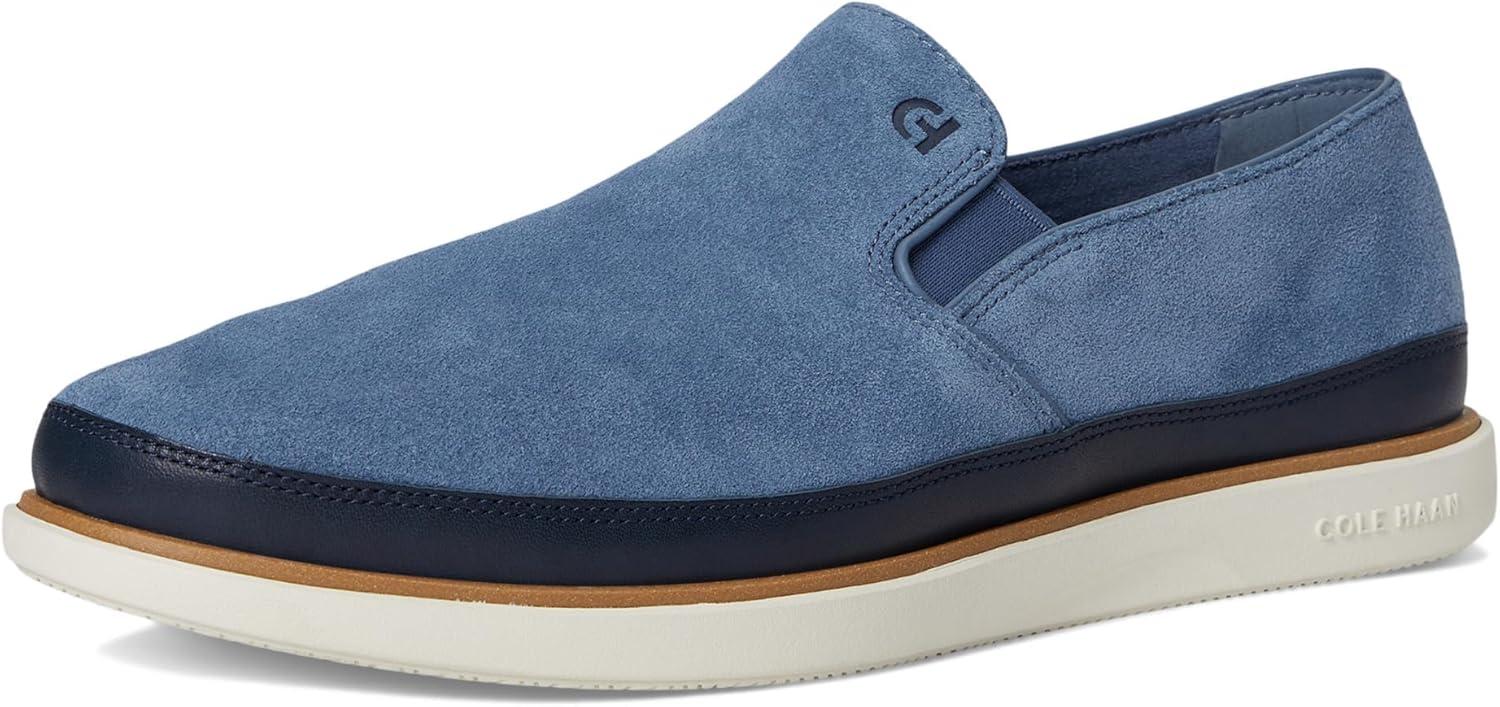 imageCole Haan Mens Grandpro Strawspoint Twin Gore China BlueNavy BlazerIvory 105M US