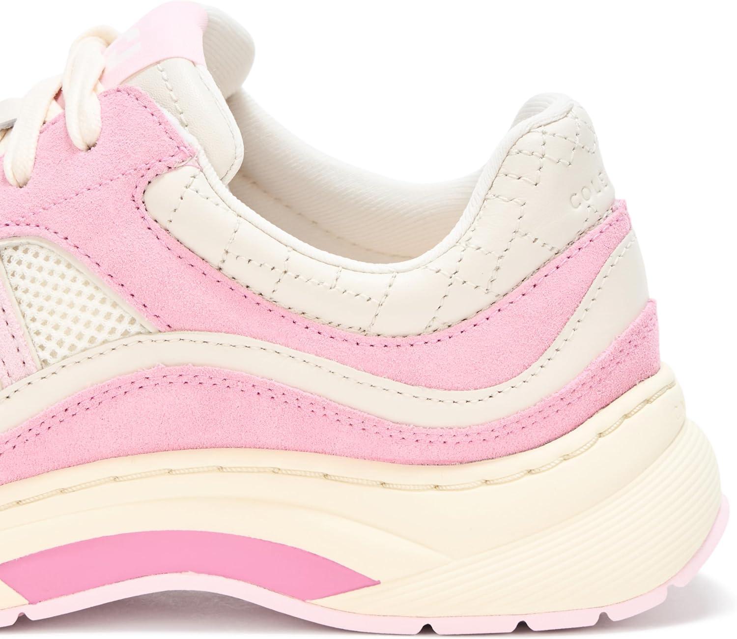 imageCole Haan Womens Grandpro Eleeana Runners SneakerIvryMauve Suede