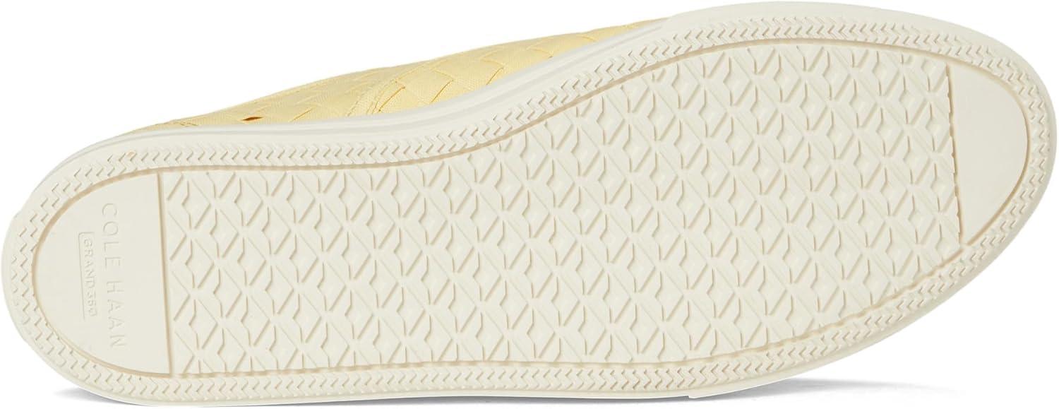 imageCole Haan Womens Grandpro Harbor Sneakers Banana Woven Canvs 85B US