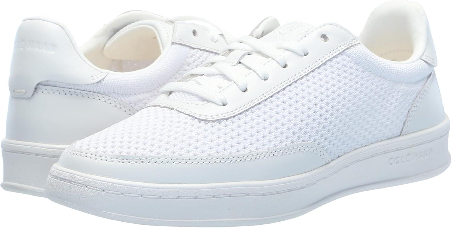imageCole Haan Womens Grandpro Leisure SneakerWhite KnitWhite