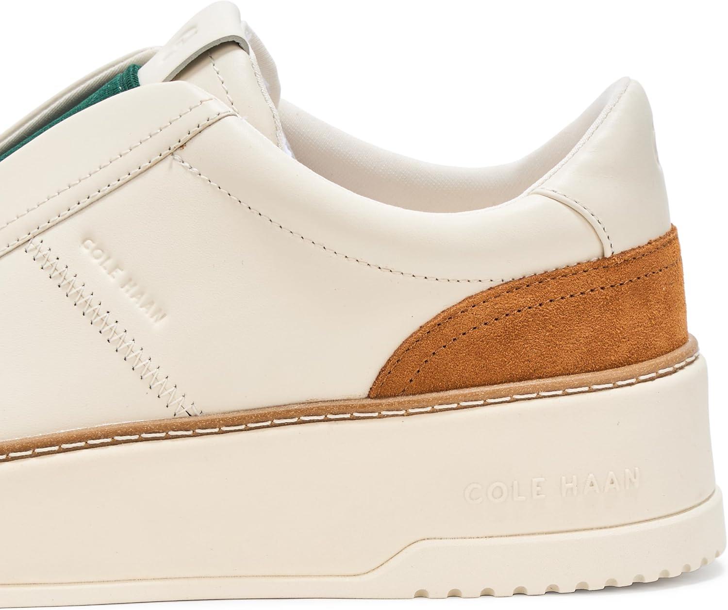 imageCole Haan Womens Grandpro Maxfield Slipon SneakersIvoryTobacco Suede