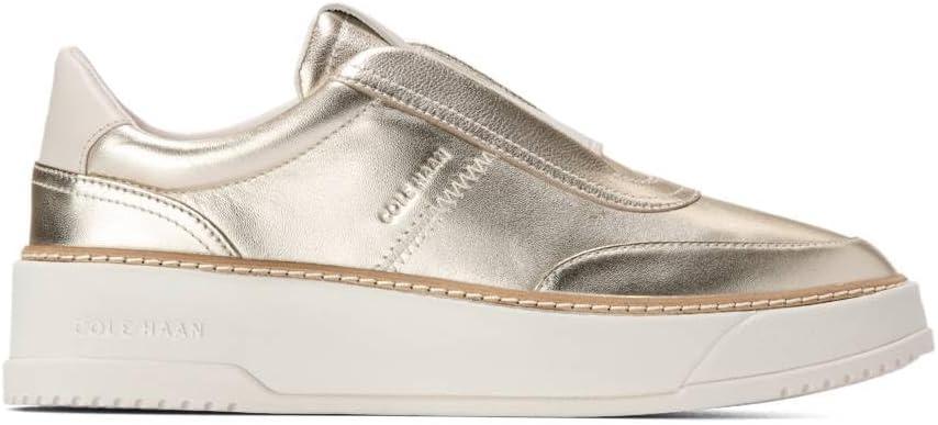 imageCole Haan Womens Grandpro Maxfield Slipon SneakersSoft Gold Leather