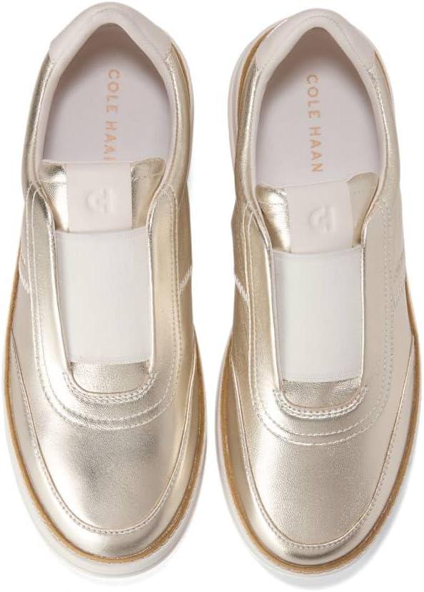 imageCole Haan Womens Grandpro Maxfield Slipon SneakersSoft Gold Leather