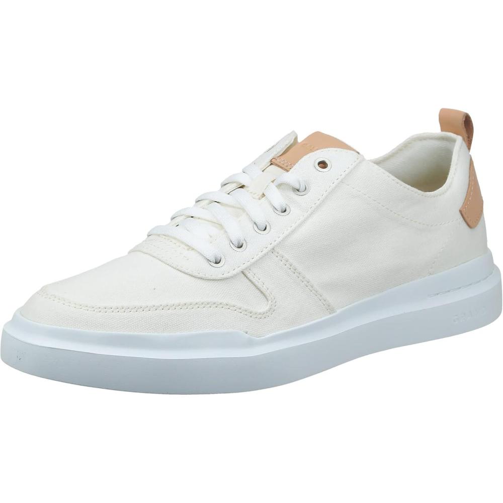 imageCole Haan Mens Grandpro Rally Canvas Court SneakersIvoryNatural
