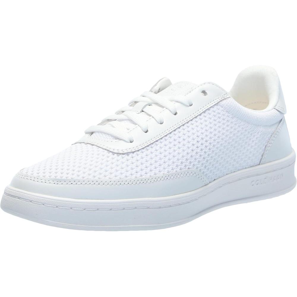 imageCole Haan Womens Grandpro Leisure SneakerWhite KnitWhite