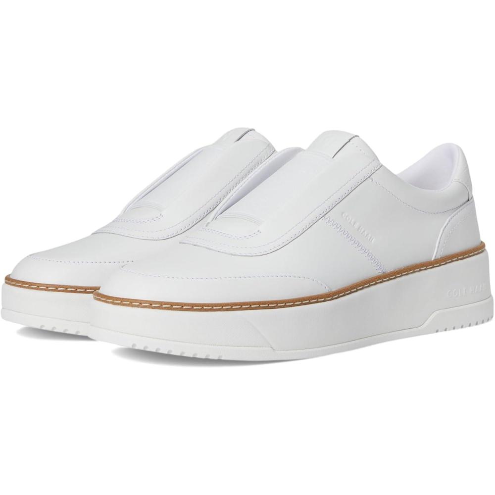 imageCole Haan Womens Grandpro Maxfield Slipon SneakersWhiteWhite Lizard PrintWhite