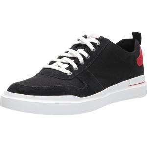 Cole Haan Men’s Grandpro Rally Canvas Court Sneakers(Black Canvas/Suede)