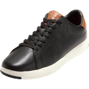 Cole Haan Mens Grandpro Tennis(Black/British Tan)