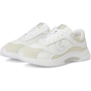 Cole Haan Women’s Grandpro Eleeana Runners Sneaker(Wht/Slvr Brch/Wht)