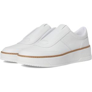 Cole Haan Women’s Grandpro Maxfield Slip-on Sneakers(White/White Lizard Print/White)