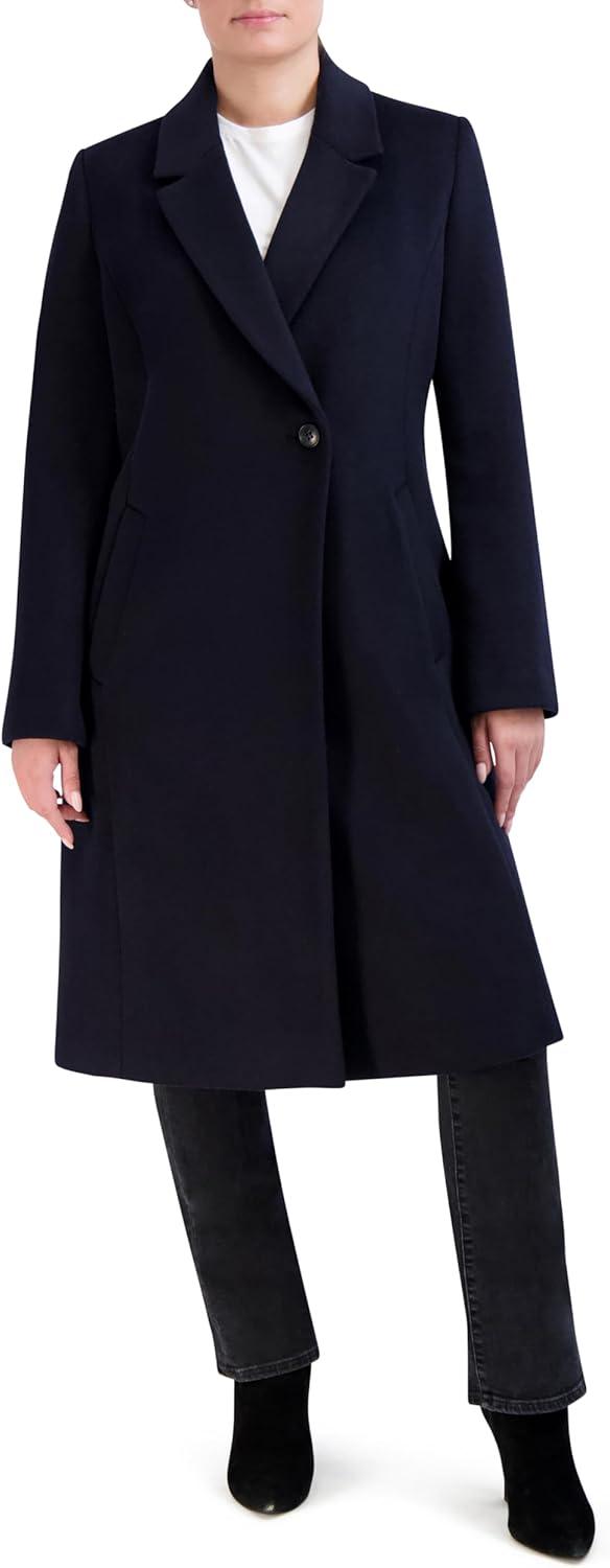 imageCole Haan Womens Cold Weather Formal Soft CoatMidnight