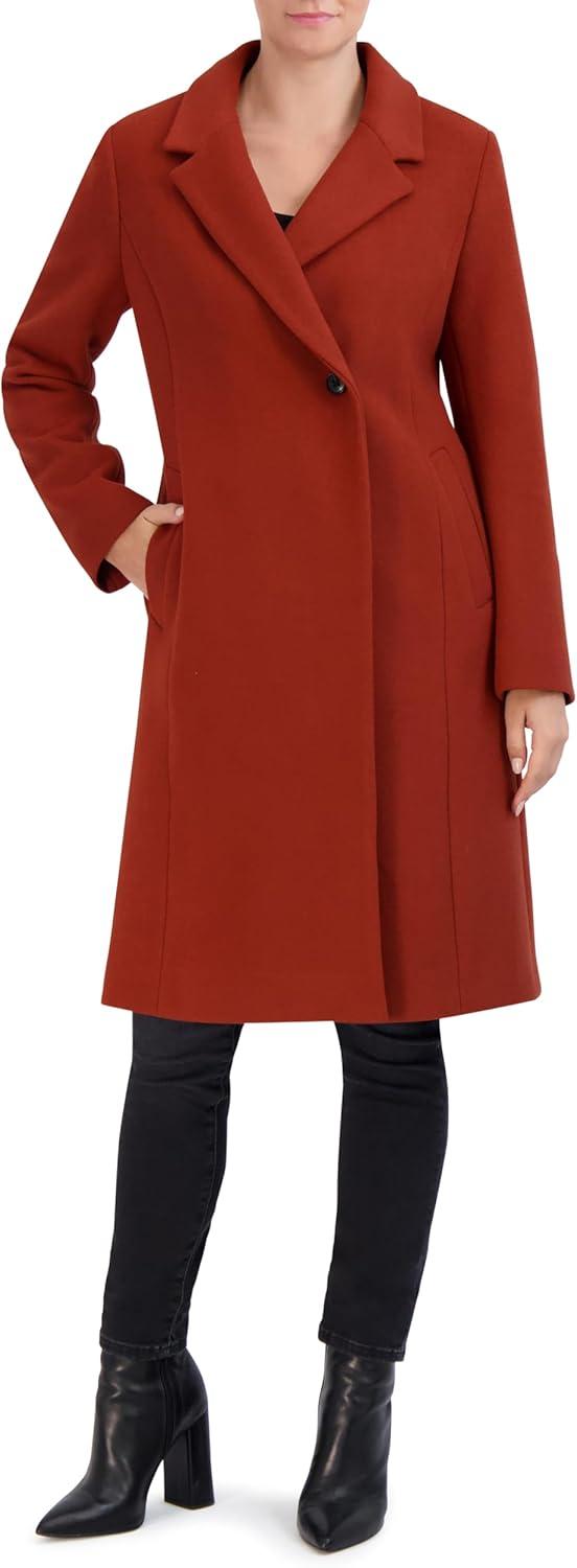 imageCole Haan Womens Cold Weather Formal Soft CoatRust