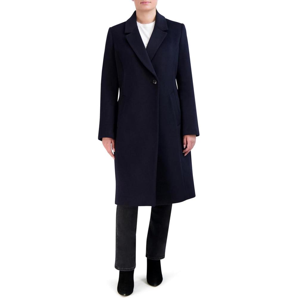 imageCole Haan Womens Cold Weather Formal Soft CoatMidnight