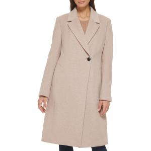 Cole Haan Women’s Cold Weather Formal Soft Coat(Beige)