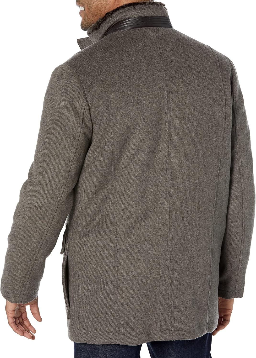 imageCole Haan Mens Wool Car CoatTruffle