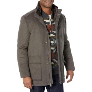 Cole Haan Men’s Wool Car Coat(Truffle)