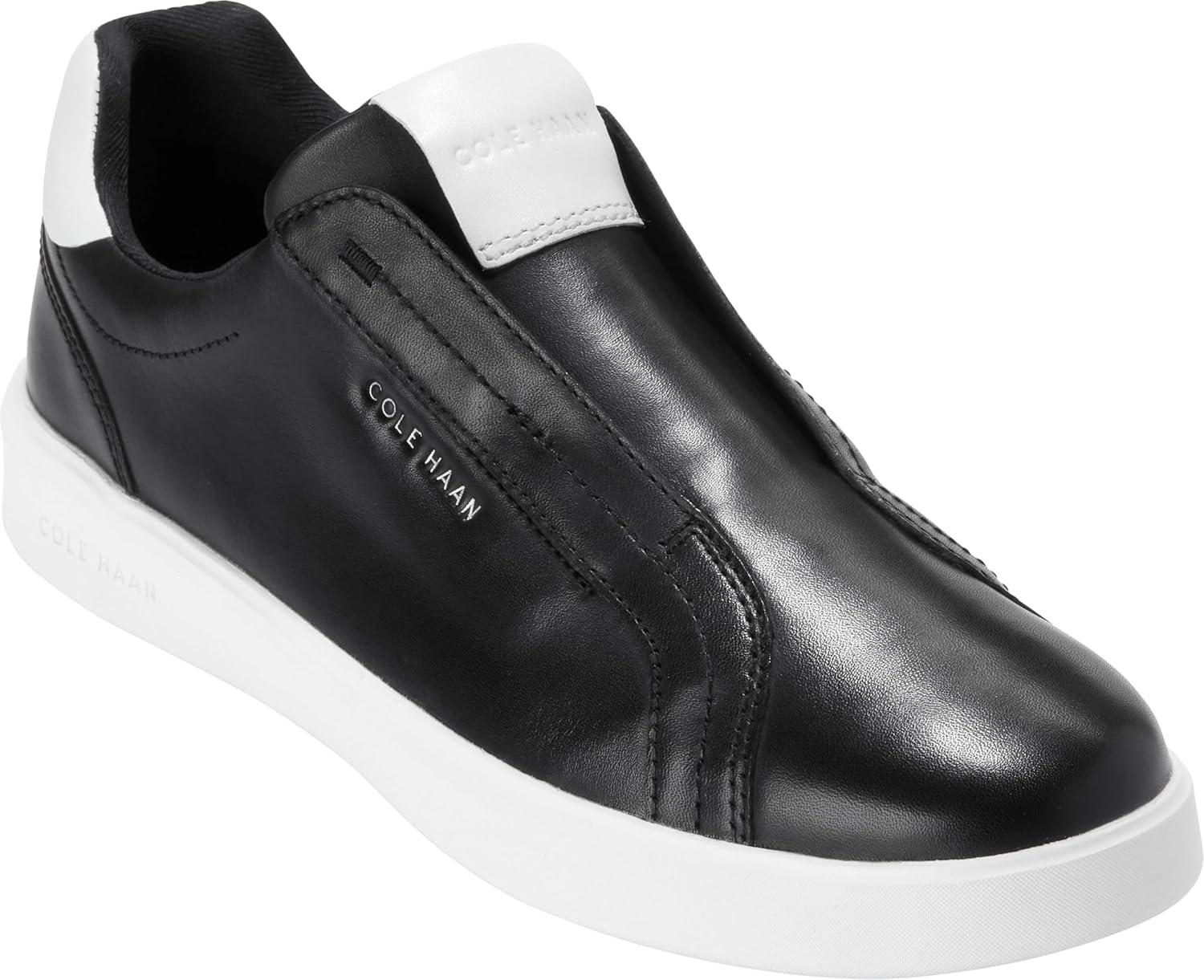 imageCole Haan Womens Grand Crosscourt Lux Slip onBlackWhite