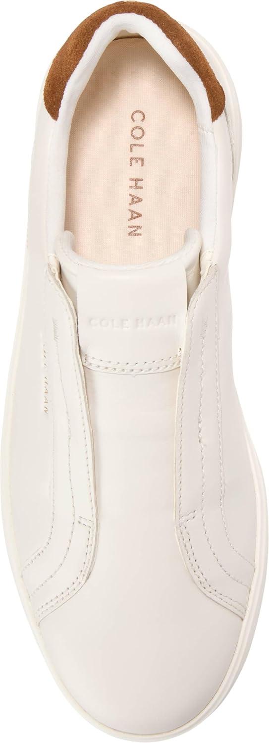 imageCole Haan Womens Grand Crosscourt Lux Slip onIvoryTobacco Sde