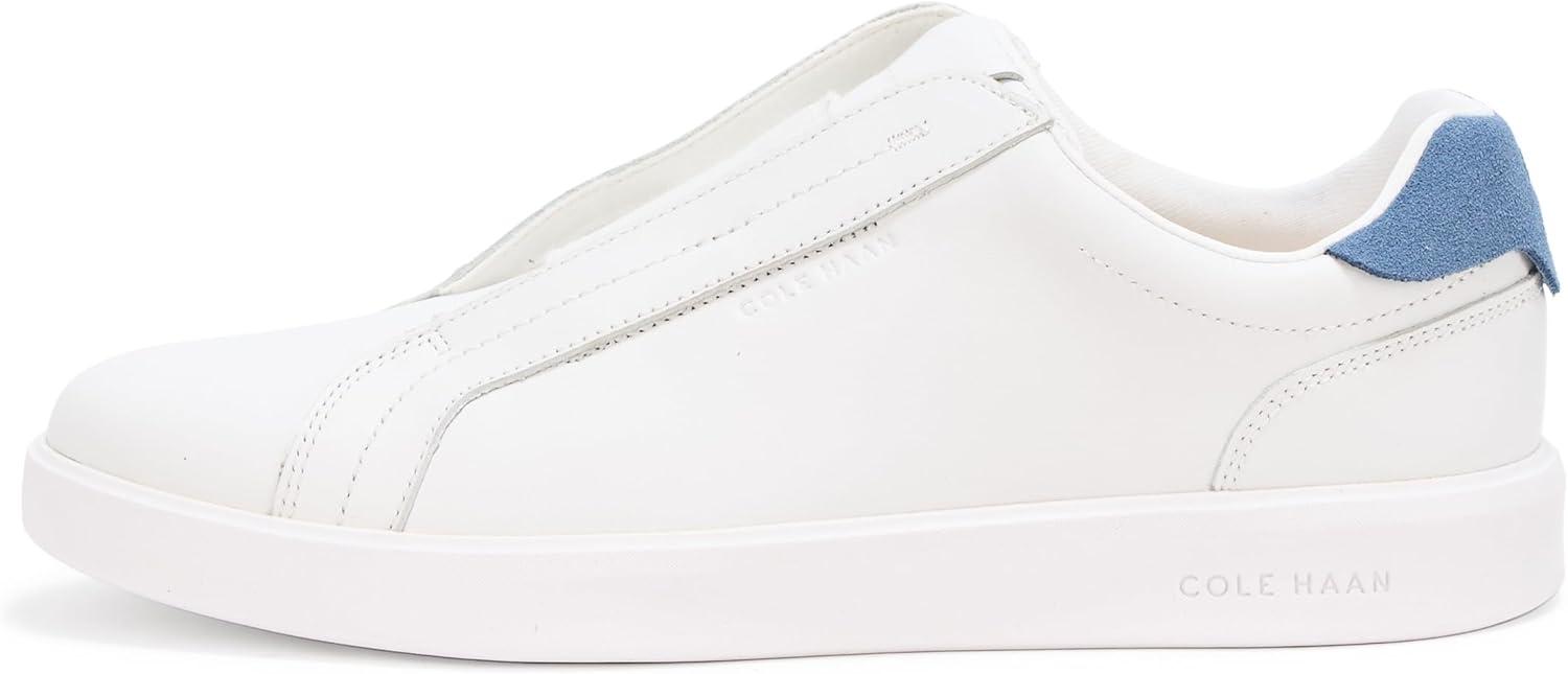 imageCole Haan Womens Grand Crosscourt Lux Slip onWhtMoonlt Blu Sde