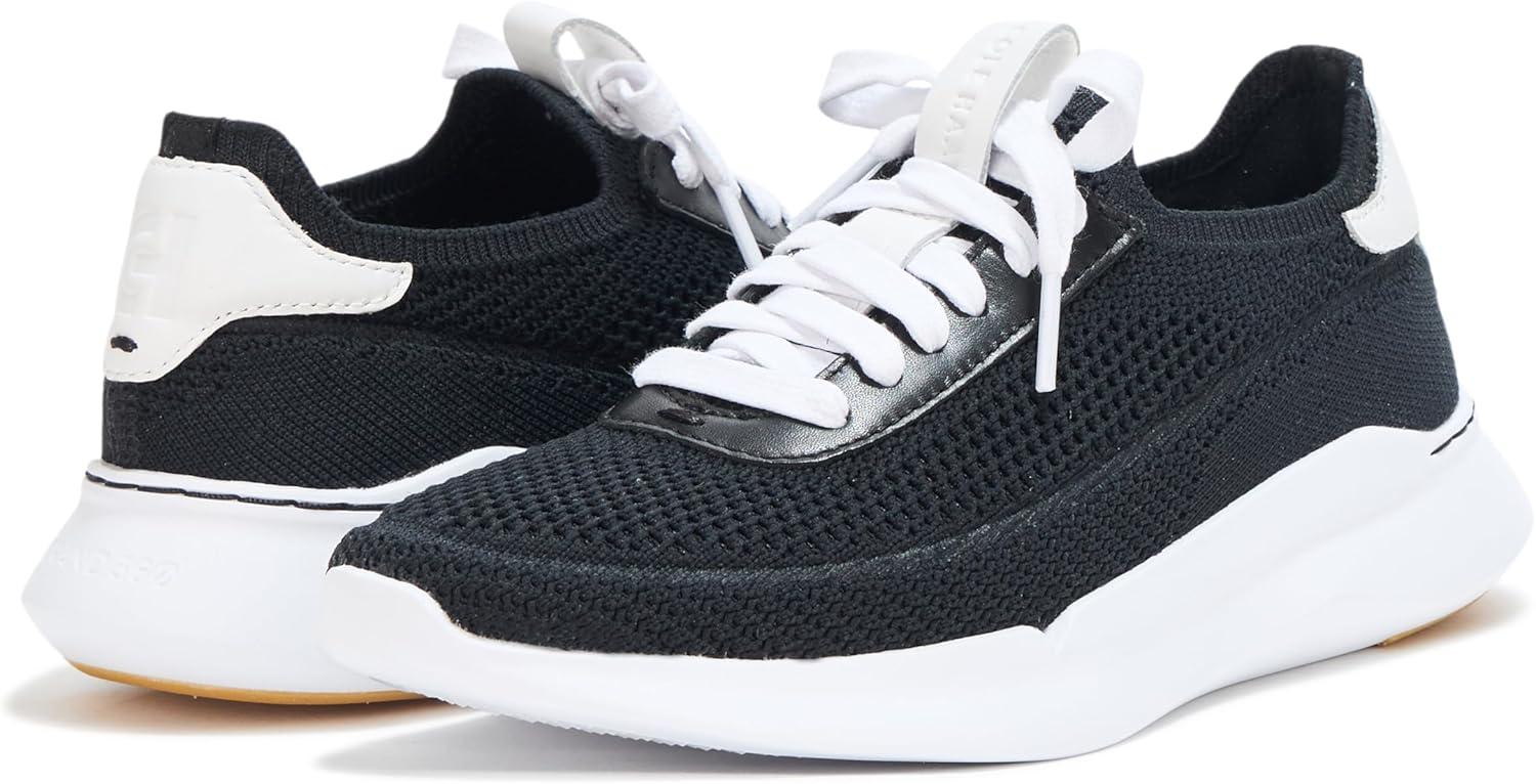 imageCole Haan Womens Grand Crosscourt Stitchlite RunoxBlack KnitWhite