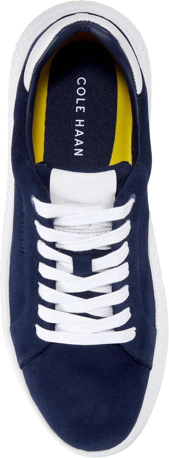 imageCole Haan Womens Grand Hurrion Cup LacetoToeMdnght MoonWhite