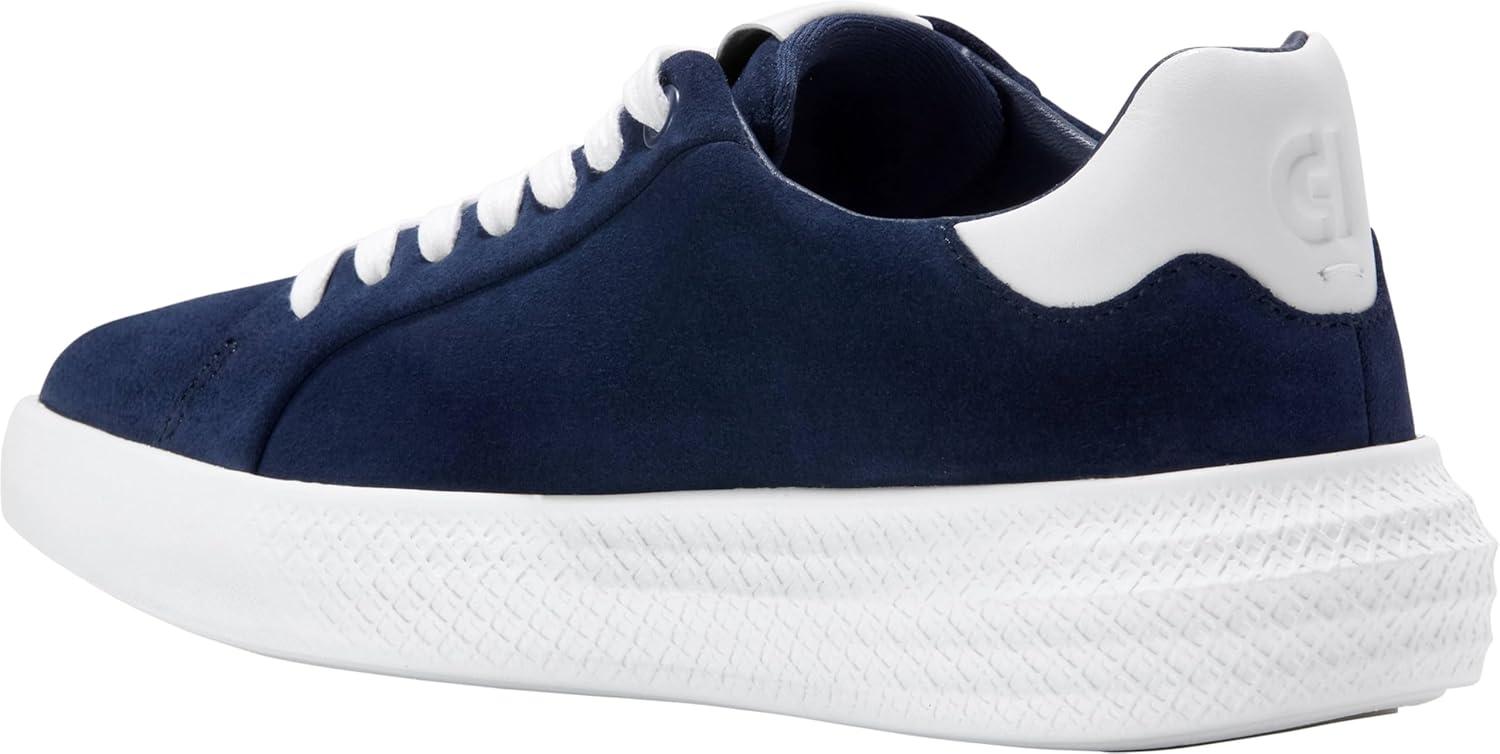 imageCole Haan Womens Grand Hurrion Cup LacetoToeMdnght MoonWhite