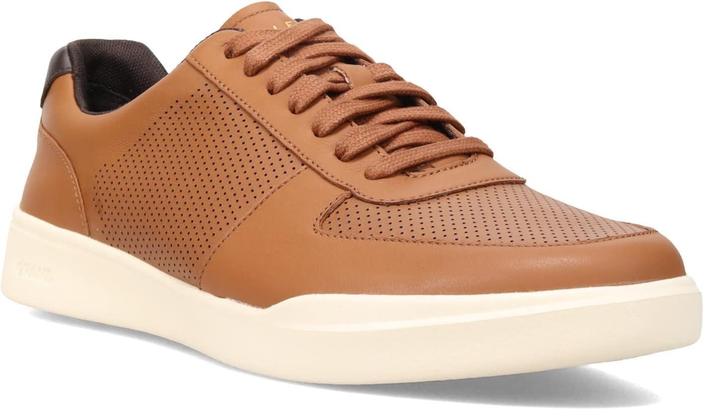 imageCole Haan mens Grand Crosscourt PremierSneakerBritish Tan Leathe