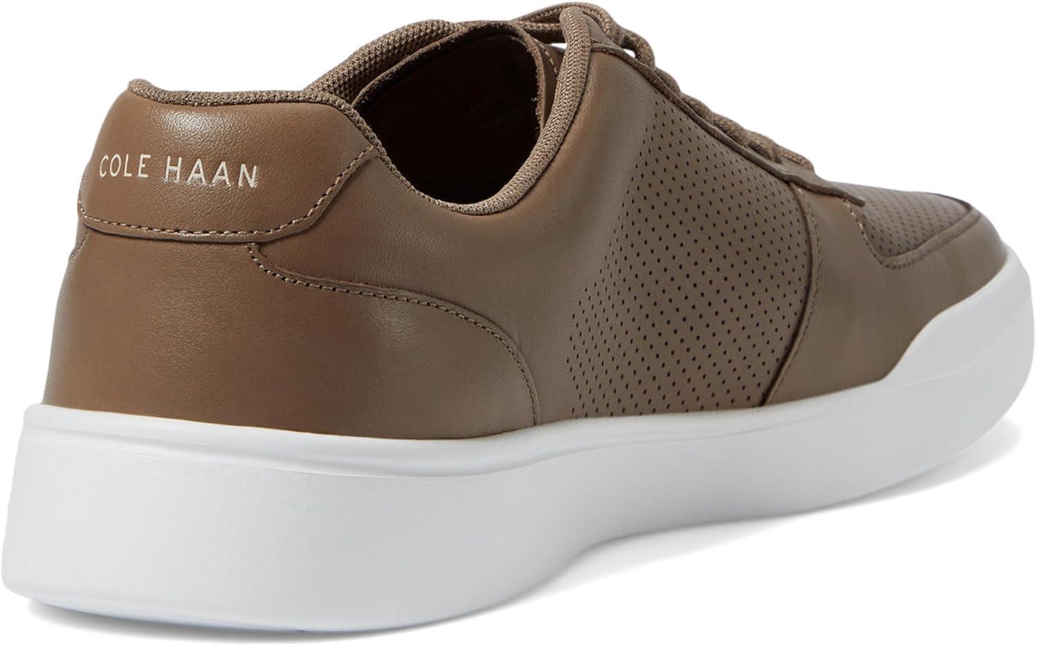 imageCole Haan mens Grand Crosscourt PremierSneakerIrish CoffeeWhite