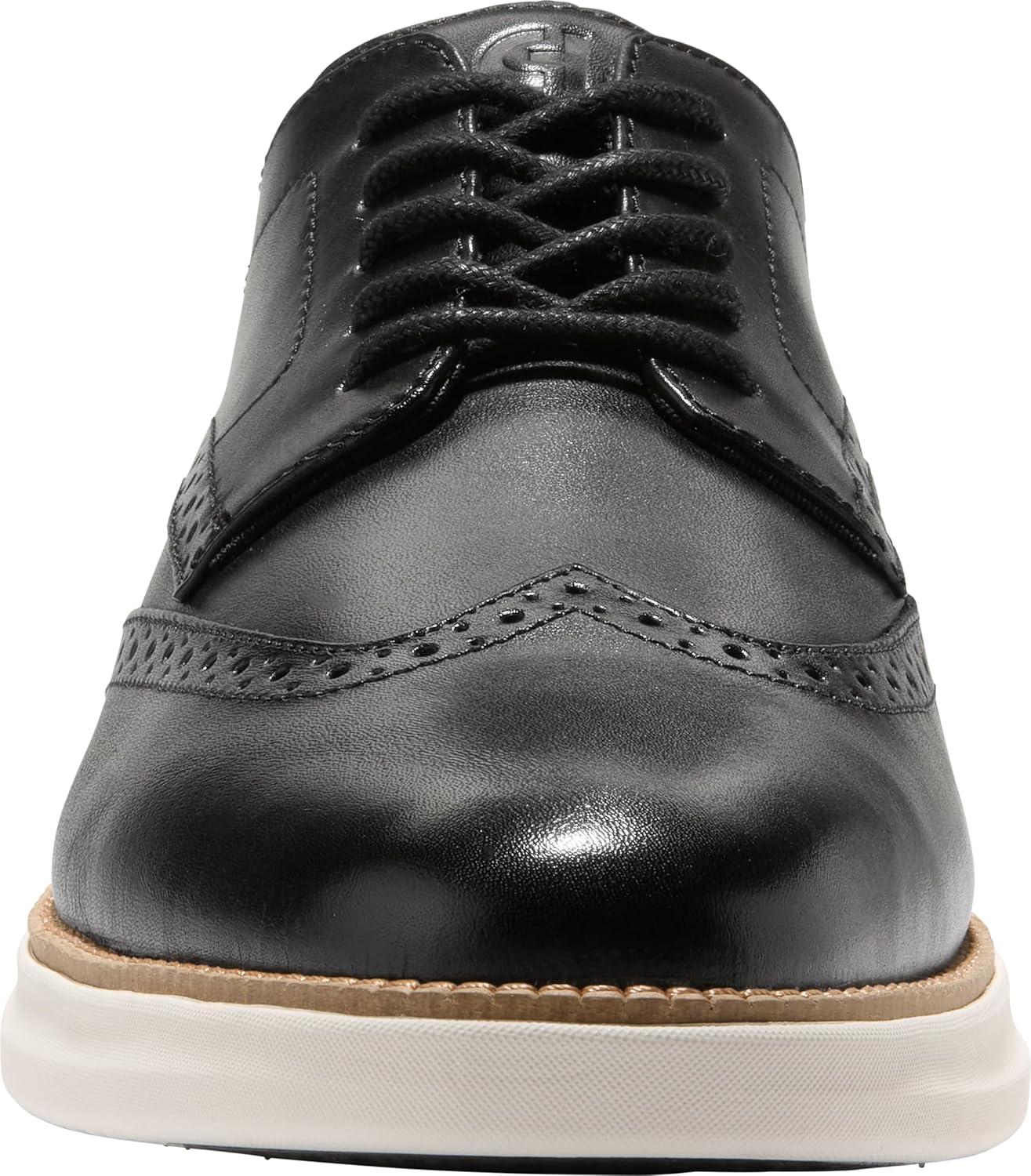 imageCole Haan Mens Grand Shadowlite WingtipBlackNatural