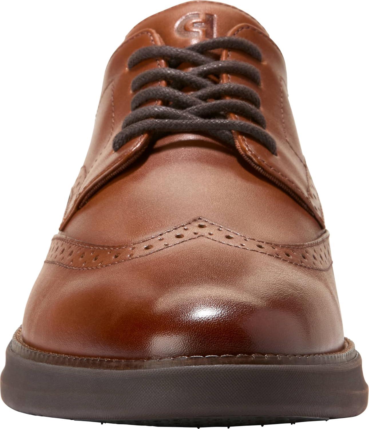 imageCole Haan Mens Grand Shadowlite WingtipBritish TanJava