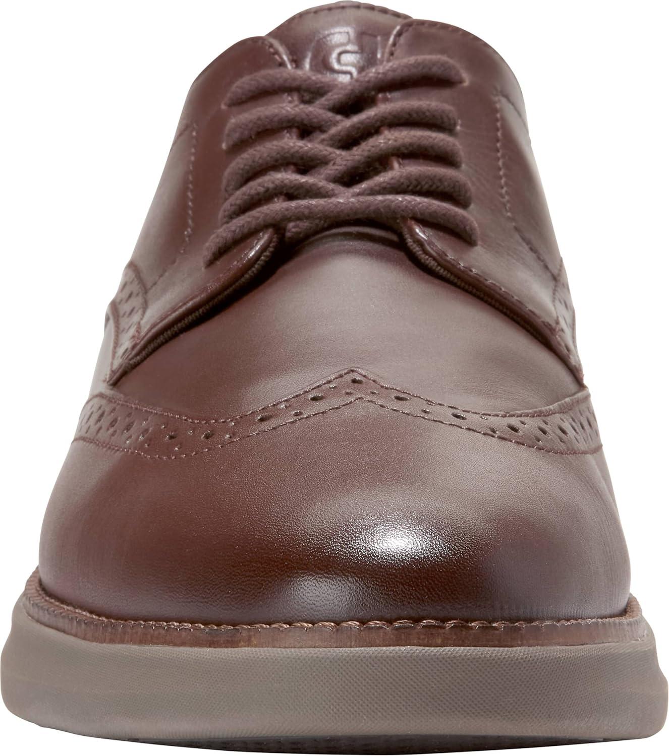 imageCole Haan Mens Grand Shadowlite WingtipMadeiraDk Natural