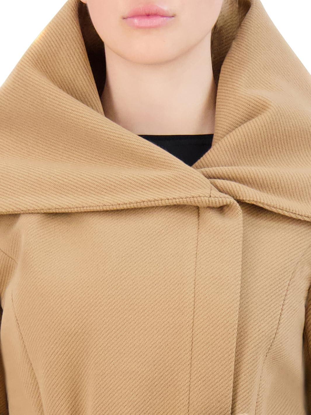 imageCole Haan Womens Asymmetric Belted CoatBeige