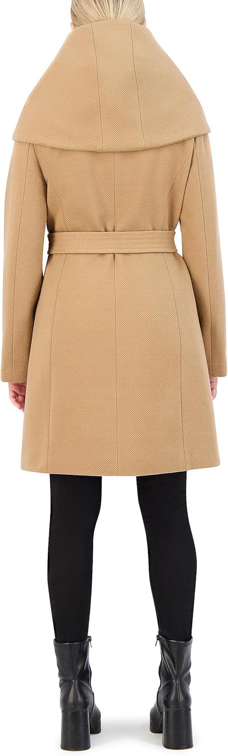 imageCole Haan Womens Asymmetric Belted CoatBeige