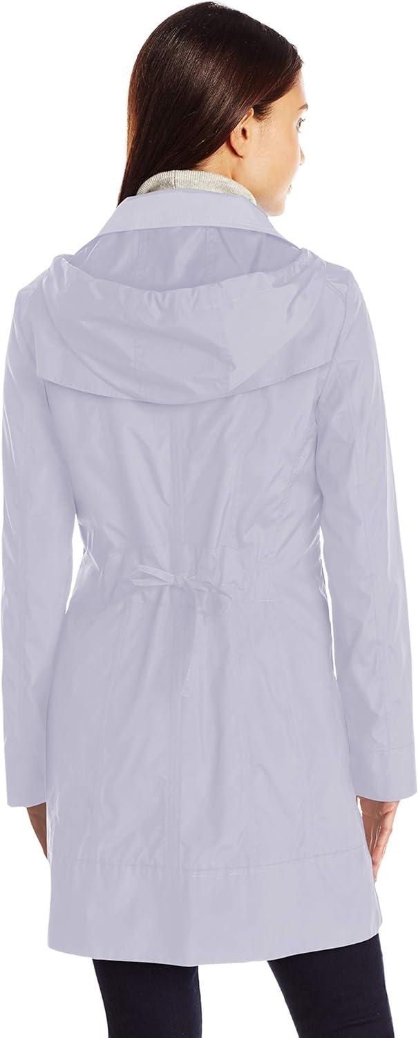 imageCole Haan Womens Back Bow Packable Hooded Rain JacketLavender