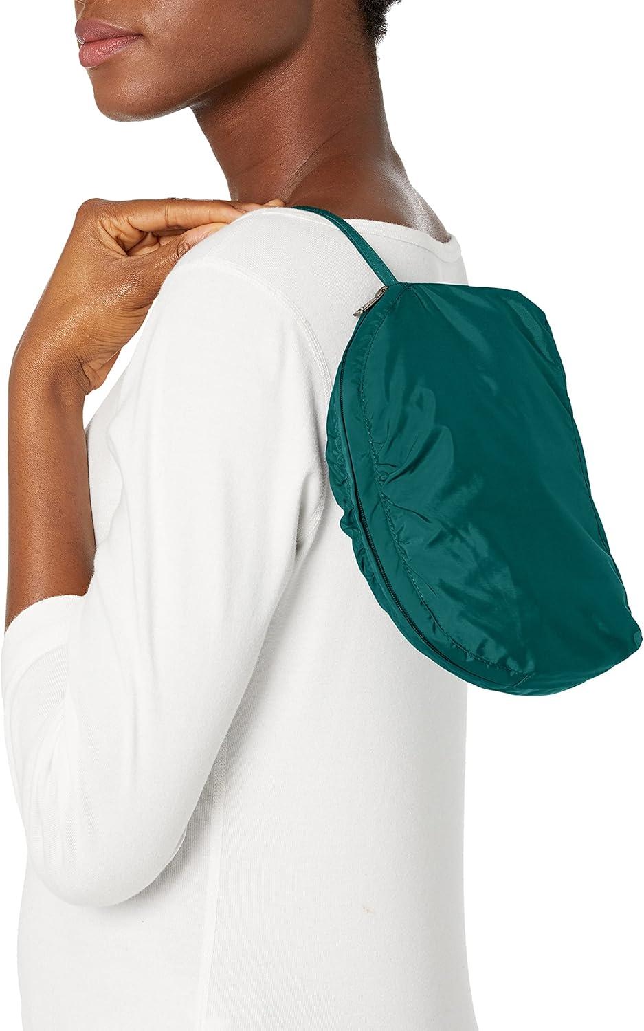 imageCole Haan Womens Back Bow Packable Hooded Rain JacketPine