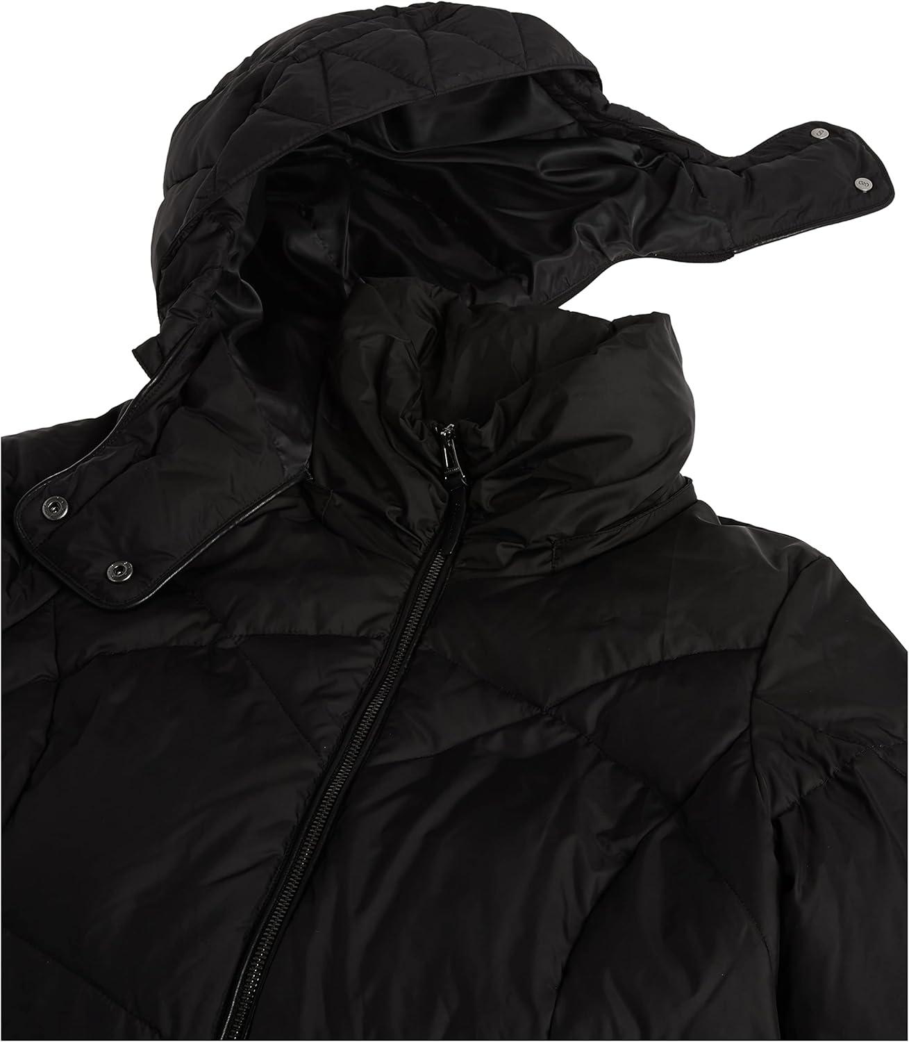 imageCole Haan womens Hooded Essential Down CoatBlack