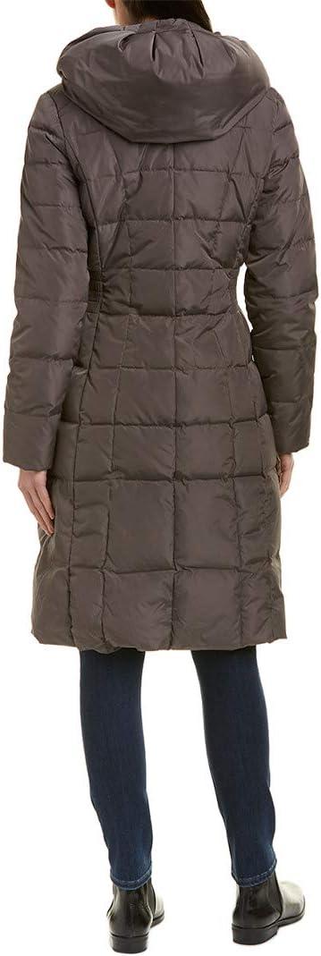 imageCole Haan womens Long Quilted Puffer Coat Down JacketCarbon