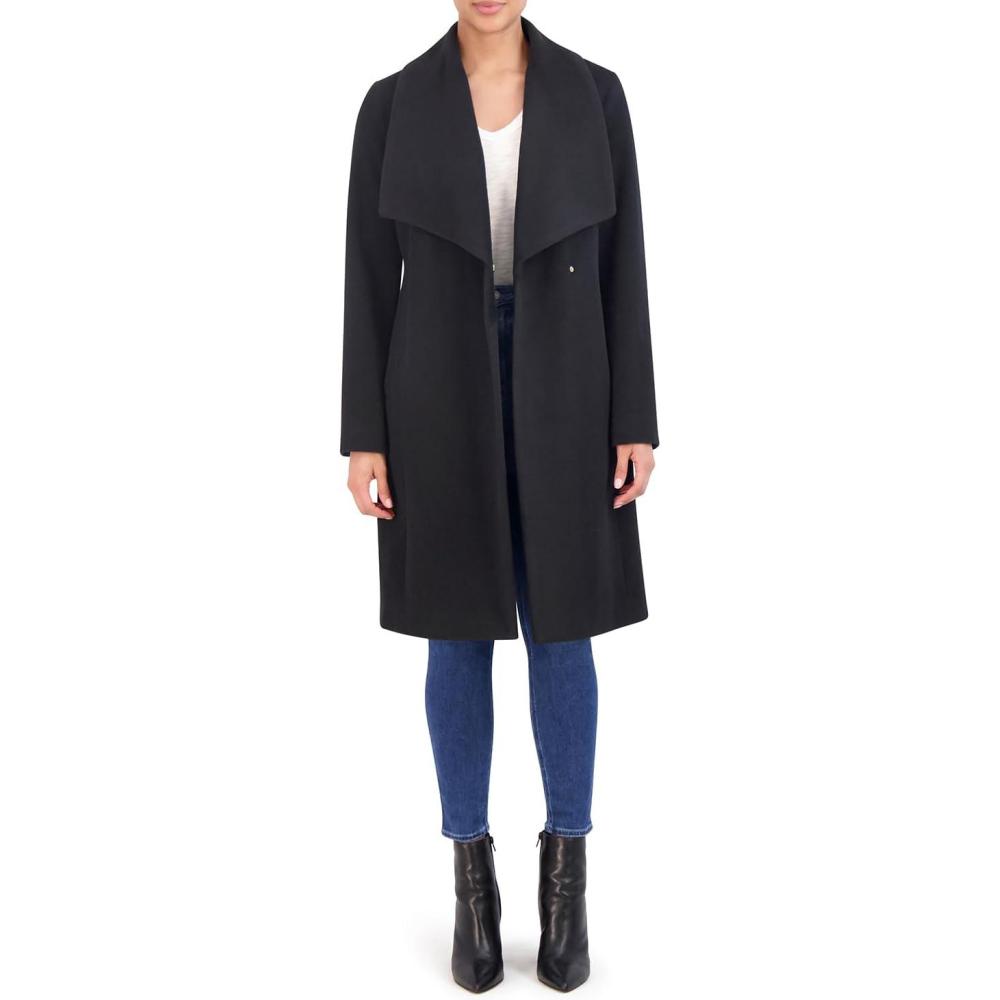 imageCole Haan womens Alpaca Wrap CoatBlack