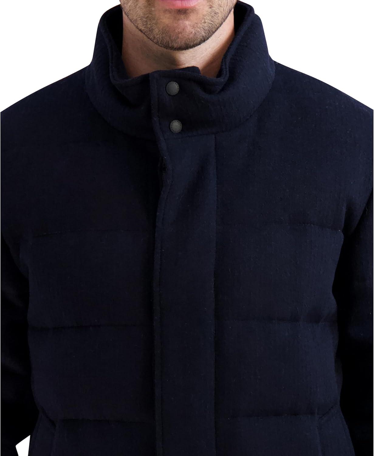 imageCole Haan mens Wool Padded CoatNavy