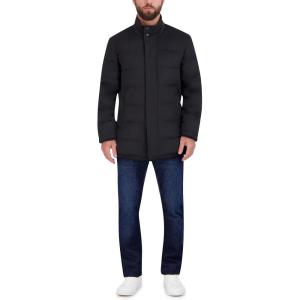 Cole Haan mens Wool Padded Coat(Black)