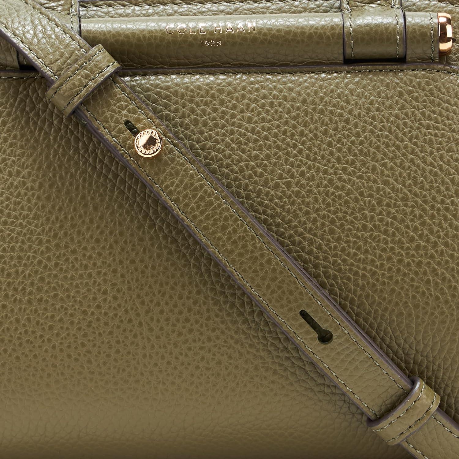 imageCole Haan womens Catherine Leather Small SatchelOlive Night