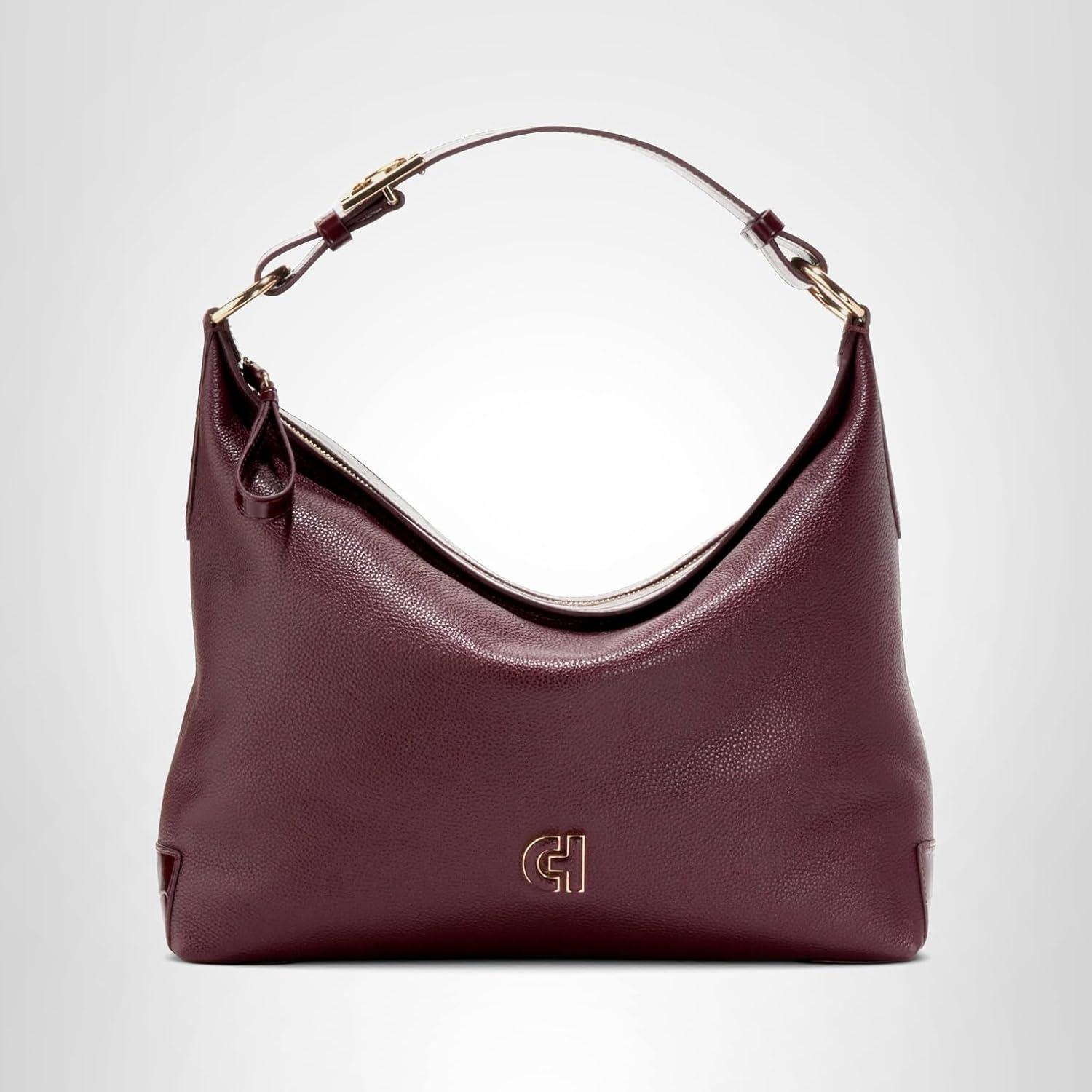 imageCole Haan womens Kamila Leather HoboBloodstone